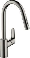 Смеситель для кухни Hansgrohe Focus M41 31833800 сталь