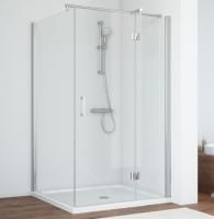 Душевой уголок Vegas Glass AFP-Fis 110 08 01 R профиль глянцевый хром, стекло прозрачное