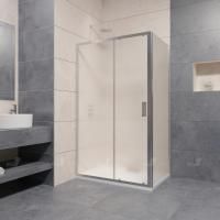 Душевой уголок RGW Passage PA-76  (1215-1265)х1000х1950 профиль хром, стекло матовое