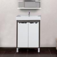 Тумба с раковиной Aquanet Гретта 60 2 двери венге