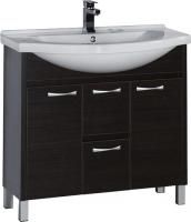 Тумба с раковиной Aquanet Донна 100 венге