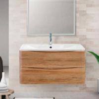 Тумба с раковиной BelBagno Acqua 90 подвесная, rovere rustico