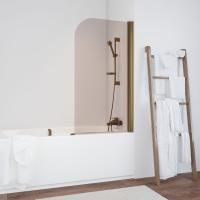 Шторка на ванну Vegas Glass EV 76 05 05 R профиль бронза, стекло бронза