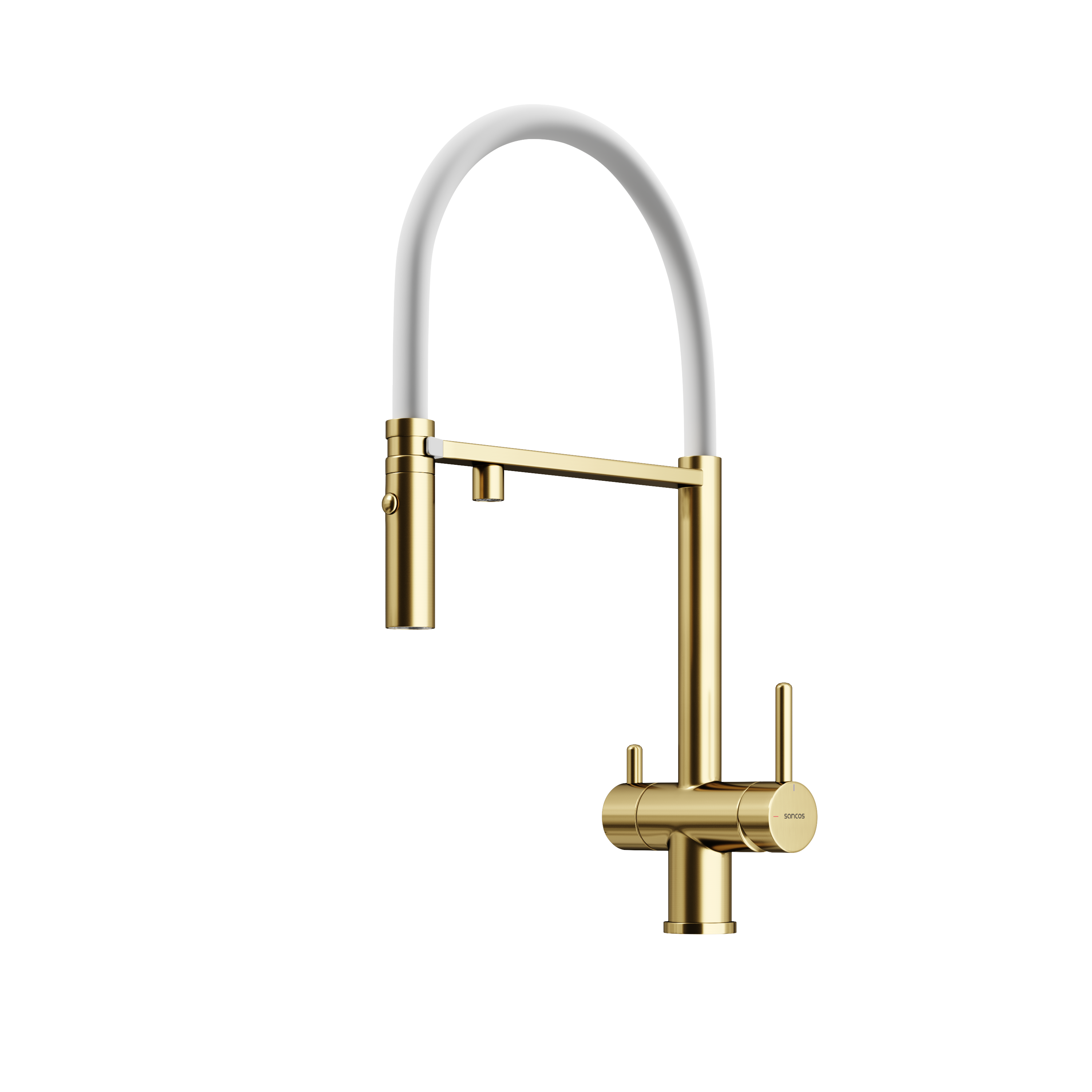 Смеситель для кухни Sancos Imola SC4010BG, брашированное золото