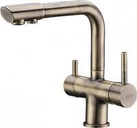 Смеситель для кухни Wasserkraft A8037 светлая бронза