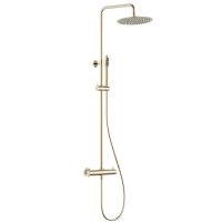 Душевая стойка AQUAme Siena AQM8006BG с термостатом