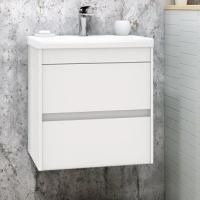 Тумба с раковиной Art&Max Family 50 подвесная, Bianco Lucido