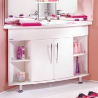 Тумба с раковиной Aquaton Лас-Вегас 100 R угловая