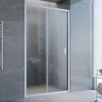 Душевая дверь в нишу Vegas Glass ZP 105 07 02 профиль матовый хром, стекло шиншилла