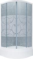 Душевой уголок Triton Стандарт 90х90 В узоры