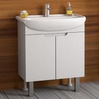 Тумба с раковиной Dreja David 65 с дверками, с опорами