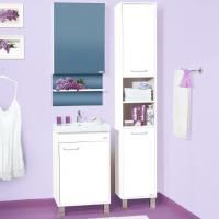 Мебель для ванной Бриклаер Аргентина 50 белый глянец