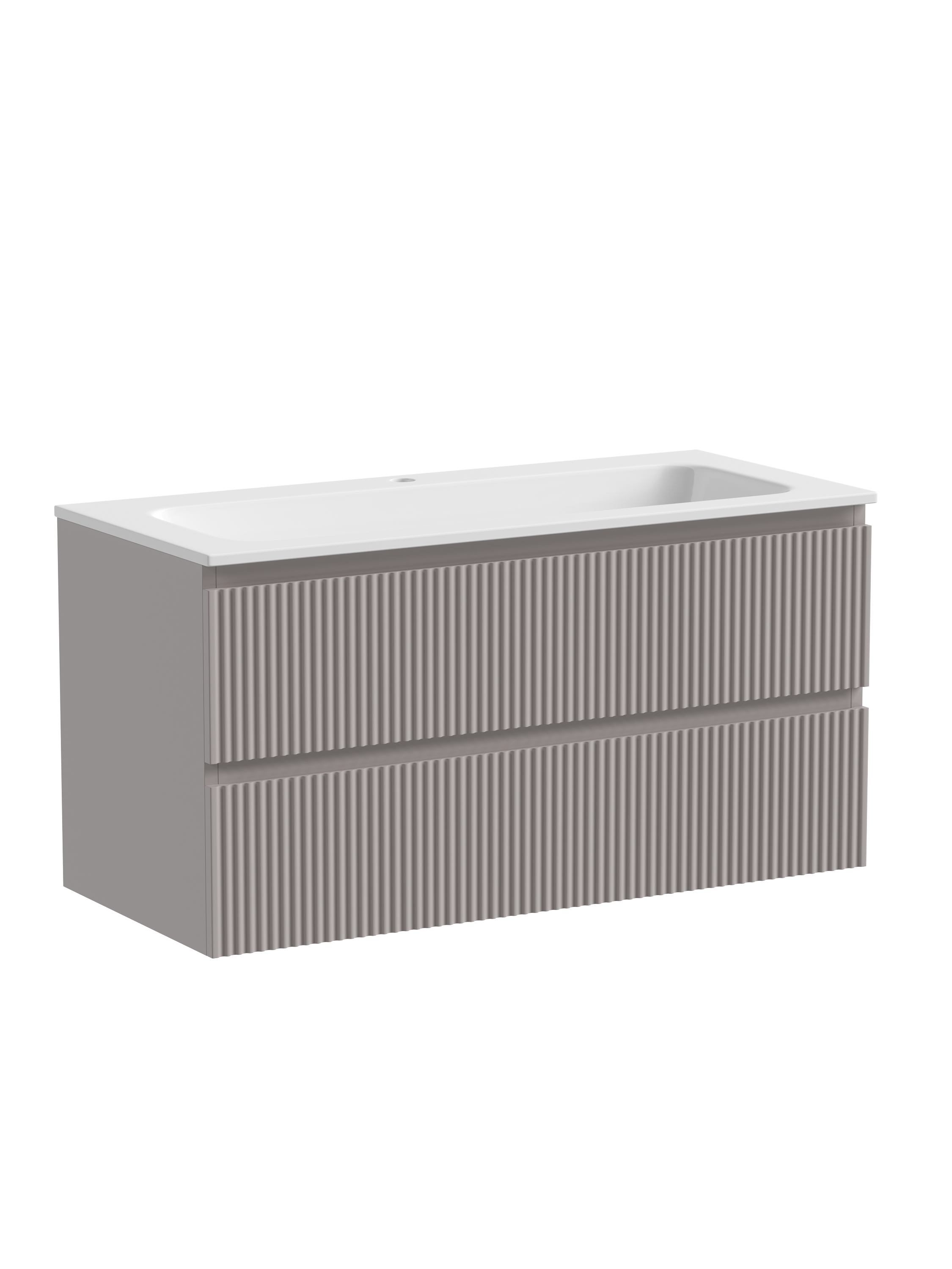 Тумба с раковиной Sancos Snob R 100 Doha Soft SNR100SM, подвесная