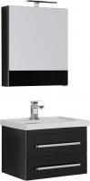 Мебель для ванной Aquanet Сиена 60 подвесная черная