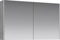 Зеркало-шкаф Aqwella 5 stars Mobi 100 бетон светлый