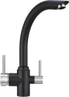 Смеситель для кухни Granula GR-2304 шварц