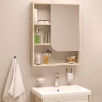 Зеркало-шкаф Runo Сити 60 R, дуб скандинавский