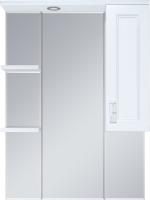 Зеркало Misty Дива 75 R c подсветкой, белое