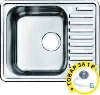 Мойка кухонная Iddis Strit STR58SLi77 + корзинчатый вентиль в подарок