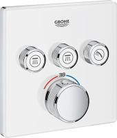 Смеситель с термостатом для душа Grohe Grohtherm SmartControl 29157LS0 moon white