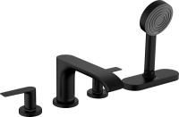 Смеситель на борт ванны Hansgrohe Vivenis 75444670 матовый черный