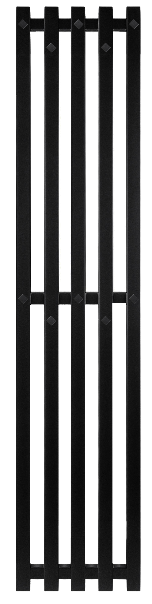 Полотенцесушитель водяной Secado Сандриго 5К 2000/280, черный матовый