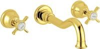 Смеситель для раковины Migliore Princeton 19378 с внутренней частью, золото