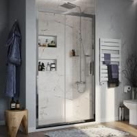 Душевая дверь в нишу Stworki Стокгольм DE019D2110200CH 110 см профиль хром глянец