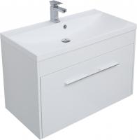 Тумба с раковиной Aquanet Августа 90 белая