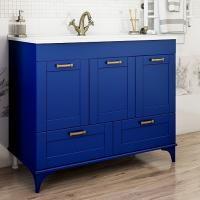 Тумба под раковину Sanflor Ванесса 105 напольная, индиго