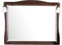 Зеркало ASB-Woodline Модена 85 орех, патина золото