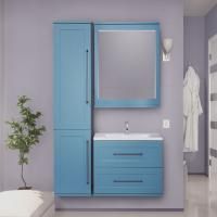 Мебель для ванной Misty Марта 60 подвесная, голубая матовая