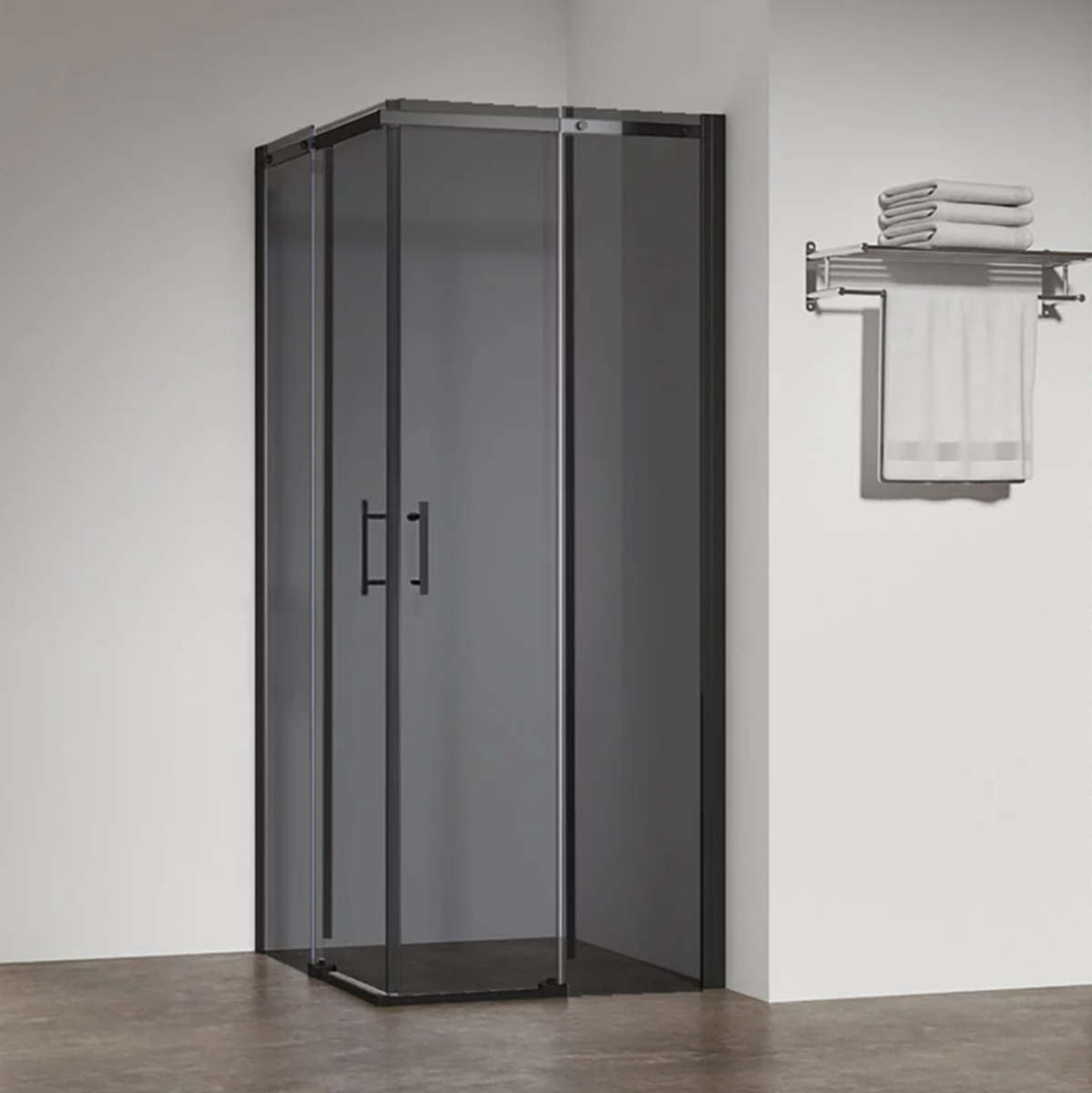 Душевой уголок Veconi Rovigo RV-50B Grey 90x90