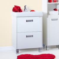 Тумба под раковину Бриклаер Палермо 60/2 напольная, с 2 ящиками