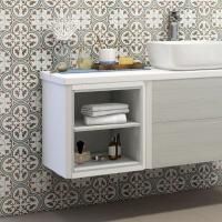 Полка AQUATON Брук 40 под столешницу, дуб латте