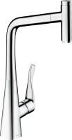 Смеситель для кухни Hansgrohe Metris Select M71 73803000 хром
