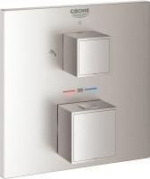 Смеситель для душа Grohe Grohtherm Cube 24154DC0 термостат, суперсталь