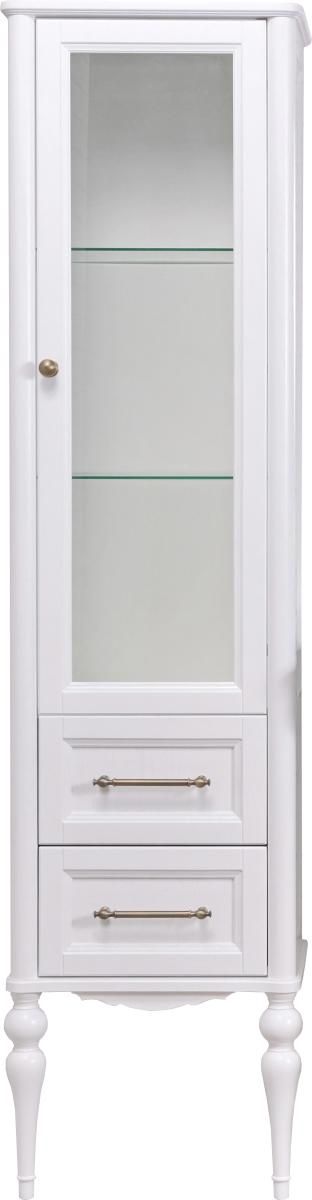 Пенал ValenHouse Эстетика 60 R белый, фурнитура бронза