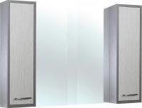 Зеркало-шкаф Bellezza Смарт 105 орфео серый/орфео белый