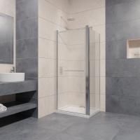 Душевой уголок RGW Passage PA-48 (785-825)х900х1850 профиль хром, стекло прозрачное