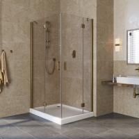Душевой уголок Vegas Glass AFA-F LUX 110*90 05 05 L профиль бронза, стекло бронза