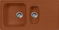 Мойка кухонная AquaGranitEx M-09к терракот