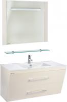 Мебель для ванной Bellezza Берта подвесная 100 бежевая