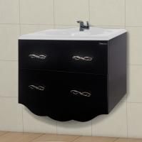 Тумба с раковиной Bellezza Версаль 100 черная