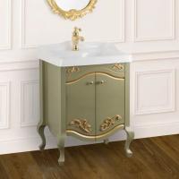 Тумба с раковиной Migliore Impero 60 с дверками, oliva