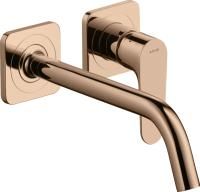 Смеситель для раковины Axor Citterio M 34116300 полированное красное золото