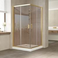 Душевой уголок Vegas Glass ZA 110 09 05 профиль золото, стекло бронза