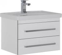 Тумба под раковину Aquanet Сиена 60 подвесная белая