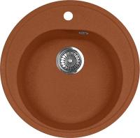 Мойка кухонная AquaGranitEx M-08 терракот