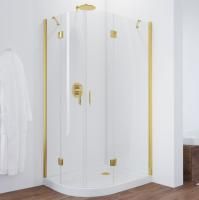 Душевой уголок Vegas Glass AFS-F 100*80 09 01 R профиль золото, стекло прозрачное